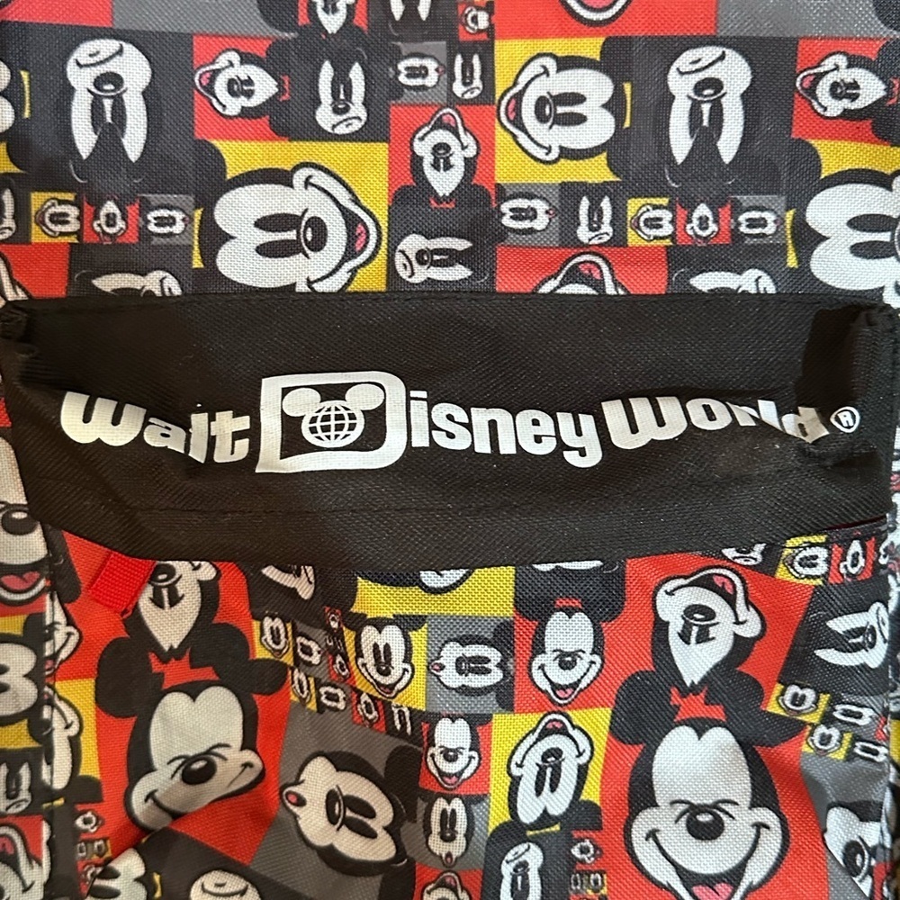 Walt Disney World Theme Parks Authentic Backpack Mickey Mouse Pop Art Faces - Picture 2 of 4